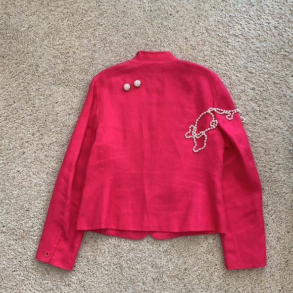 TALBOTS Irish Linen Jacket - Picture 2 of 10